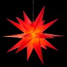 AMARE LED Zvezda 57cm Crvena - Vodootporna sa Tajmerom | Outlet BGD