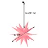 AMARE LED Zvezda 57cm Crvena - Vodootporna sa Tajmerom | Outlet BGD