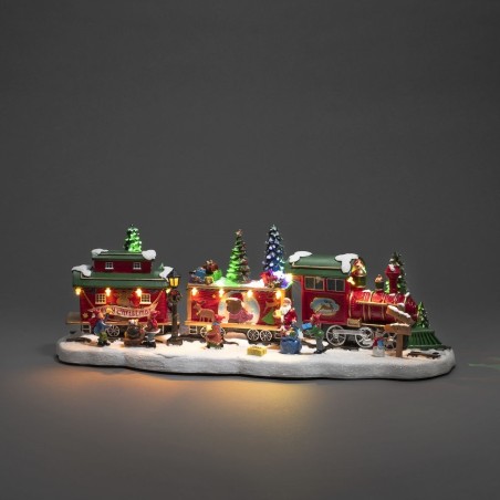 Konstsmide 4235-500 božićni voz sa 19 LED i muzikom, 48 cm