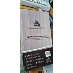 XL LED Božićna Piramida 50cm - Drvena Dekoracija