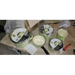 Karl Krüger Juist Emajlirani Set Posuđa 5/1 | Zelena | Outlet