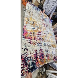 Surya Sunderland Sarah pravougaoni tepih 160x220 cm sa apstraktnim višebojnim dezenom i svetlom osnovom
