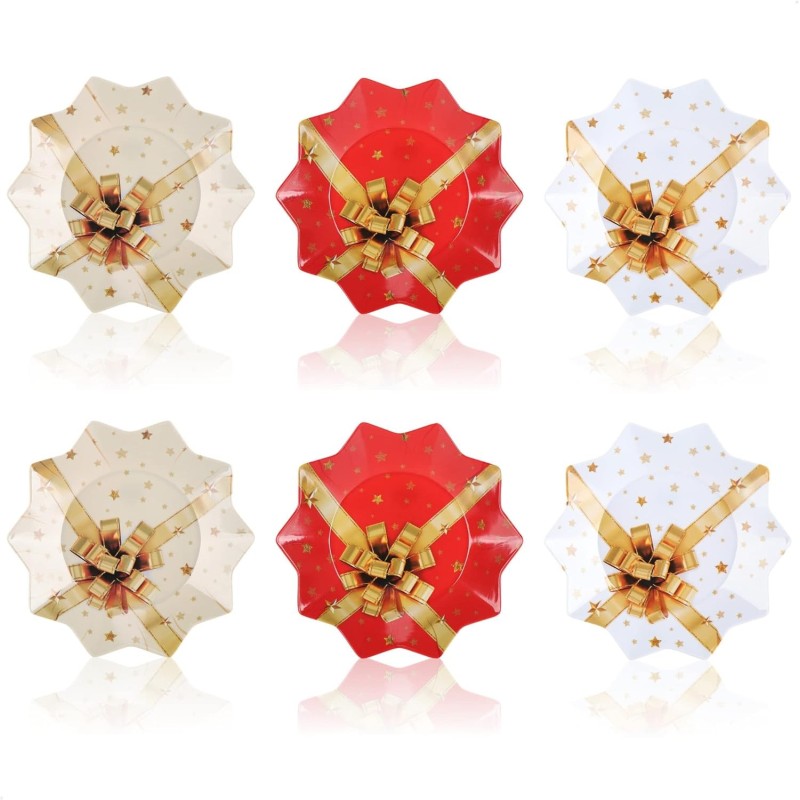 Set Od 6 Plastičnih Činija Sa Prazničnim Motivom | Outlet BGD