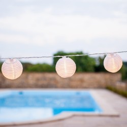 LED Kineski Lampioni 20 kom | Toplo Bela | 4 metra