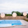 LED Kineski Lampioni 20 kom | Toplo Bela | 4 metra