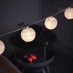 LED Kineski Lampioni 20 kom | Toplo Bela | 4 metra
