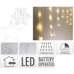 OUTLET Com-four LED Lanac Pahulje | Tajmer | Outlet Bgd