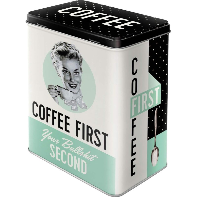 Nostalgic-Art 30146 Coffee First Kutija Za Kafu, 3L,10x14x20 | Outlet BGD