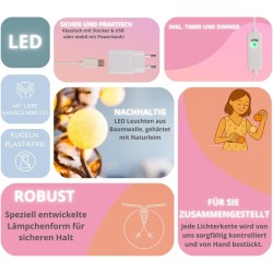 OUTLET CreativeCotton LED Pamučne Loptice | Tajmer i Dimer | Outlet Bgd