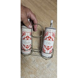 Baroni Home Damascus Set Od Keramike Sa Metalnim Postoljem | Outlet BGD