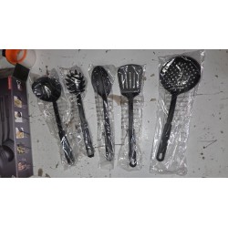 RENBERG RB-5080 Set Kuhinjskog Pribora, Najlon, Crna | Outlet BGD