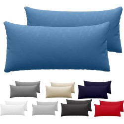 Dreamzie plave pamučne jastučnice 40x80 set od 2 komada žersej