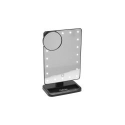GloBrite Touch Screen LED kozmetičko ogledalo crno 24 LED sa 10x uvećanjem