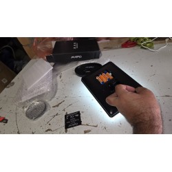 GloBrite Touch Screen LED kozmetičko ogledalo crno 24 LED