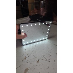 GloBrite Touch Screen LED kozmetičko ogledalo crno 24 LED