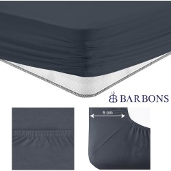 Barbons Žersej Čaršav sa Lastišem 180x200cm Siva | Outlet BGD