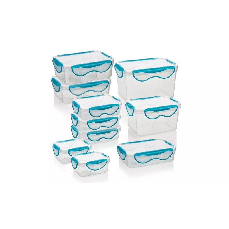 Genius ClipFresh Set Od 10 Posuda Za Čuvanje Hrane, Bez BPA | Outlet BGD