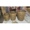 DKD Home Decor Set 3 Korpe od Bambusa | Prirodni Stil