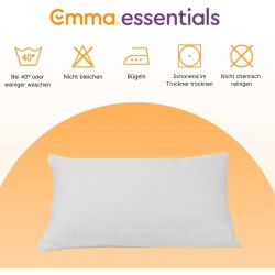 Emma Essentials Jastučnice 40x70 (2 kom) | Siva Boja