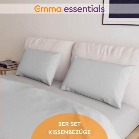 Emma Essentials sive jastučnice od mikrofibera set od 2 komada