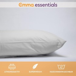 Emma Essentials Jastučnice 40x70 (2 kom) | Siva Boja