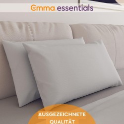 Emma Essentials Jastučnice 40x70 (2 kom) | Siva Boja