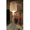 Kartell Kabuki 09180B4 LED podna lampa Crystal sa polomljenim delom konstrukcije i oštećenjem pri dnu