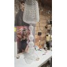 Kartell Kabuki 09180B4 LED podna lampa Crystal sa polomljenim delom konstrukcije i oštećenjem pri dnu_2