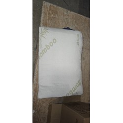 Sampur Bambus jastuk od memorijske pene 50x30 cm sa belom bambus navlakom i transportnom torbom