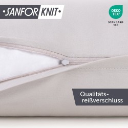 Agneta Set 2 Jastučnice 40x80cm Siva - Premium Pamuk Žersej