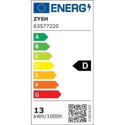 Moderna bela linearna spoljašnja LED zidna lampa dužine 100cm sa IP65 vodootpornom zaštitom