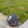 Luminsky Rocky set od 2 dekorativne solarne spot lampe, siva | Outlet BGD