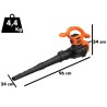 Black+Decker BEBLV260 3-u-1 električni usisivač, duvač, usitnjava | Outlet BGD
