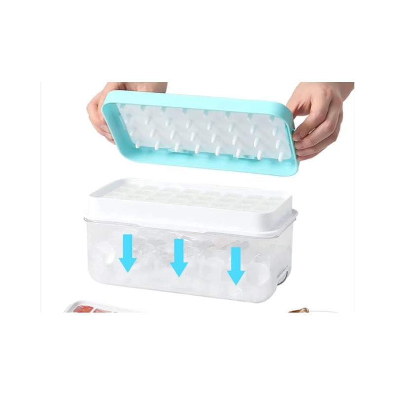 Kalup za Led sa Poklopcem – BPA Free, 26x13.5x12.5cm | Outlet BGD