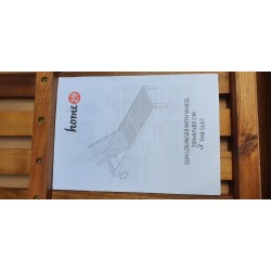 Drvena baštenska ležaljka Mimo II od masiva akacije dimenzija 67x85x200 cm sa točkovima