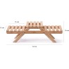 Lumaland bambus postolje za saksije, 52x15x16 cm | Outlet BGD