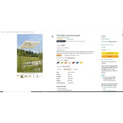 Schneider Locarno 180x120 cm, prirodna, poliester 160 g/m2 | Outlet BGD