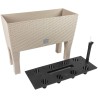 Rato visoka žardinjera, 80x33x65 cm, moka | Outlet BGD