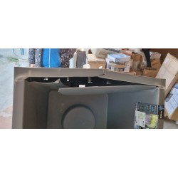 EDA Volcania kvadratna žardinjera, siva,49.5x49.5x49.5 cm- 57 L | Outlet BGD