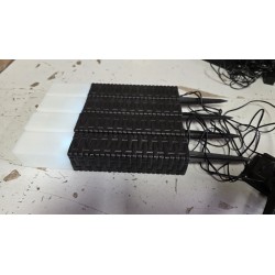 Set od 4 solarne lampe u ratan stilu, crna | Outlet BGD