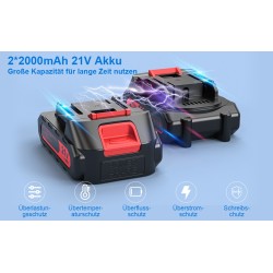 Mini 20 cm bežična električna testera, 2000 mAh baterija | Outlet BGD