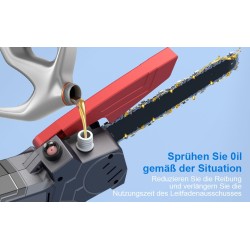 Mini 20 cm bežična električna testera, 2000 mAh baterija | Outlet BGD