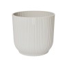 Elho Vibes Fold Round saksija 30x27 cm, svilenkasto bela | Outlet BGD