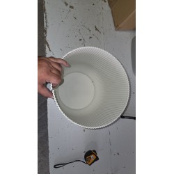 Elho Vibes Fold Round saksija 30x27 cm, svilenkasto bela | Outlet BGD