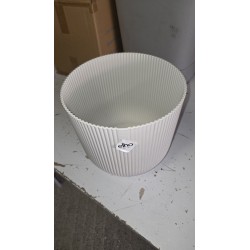 Elho Vibes Fold Round saksija 30x27 cm, svilenkasto bela | Outlet BGD