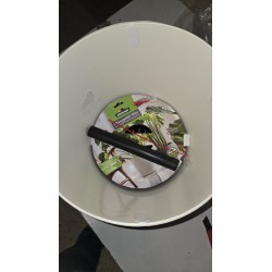 Dehner Mila saksija sa sistemom za navodnjavanje, 35 cm, bela | Outlet BGD