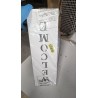 Gartenfreude WELCOME dekorativni stub, 16x16x50 cm, bela | Outlet BGD