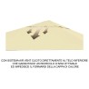 Zamenska navlaka 295x295 cm krova paviljona 3x3 cm, boja ecru | Outlet BGD