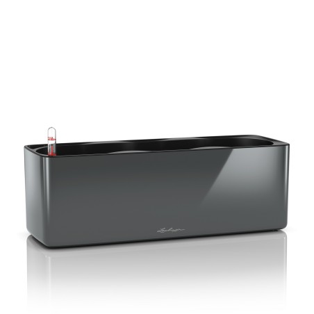 Lechuza Cube Glossy, 14x40x13.5 cm, visoki sjaj, b. uglja | Outlet BGD