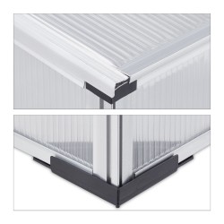 Relaxdays aluminijumski hladni ram 100x60 cm, zimska bašta | Outlet BGD